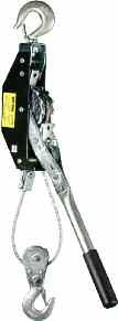 Rigging Tuf-Tug Cable Hoist/Pullers Solid steel construction Dual-ratchet drive design Fiberglass handles available TT2-7.