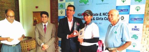 Category at the IGU Delhi State and NCR Junior Boys & Girls Cup held at Jaypee Greens, Greater Noida