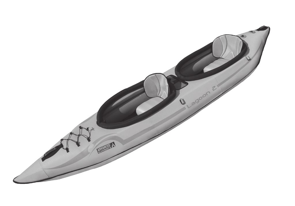 Lagoon2 Inflatable Kayak Owner s Manual 2.2 Features SPECIAL FEATURES: Design: Inner tube covers add stiffness and abrasion protection.