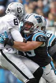 The second-year linebacker won the award one season after being named AP Luke Kuechly NFL Defensive Rookie of the Year in 2012.