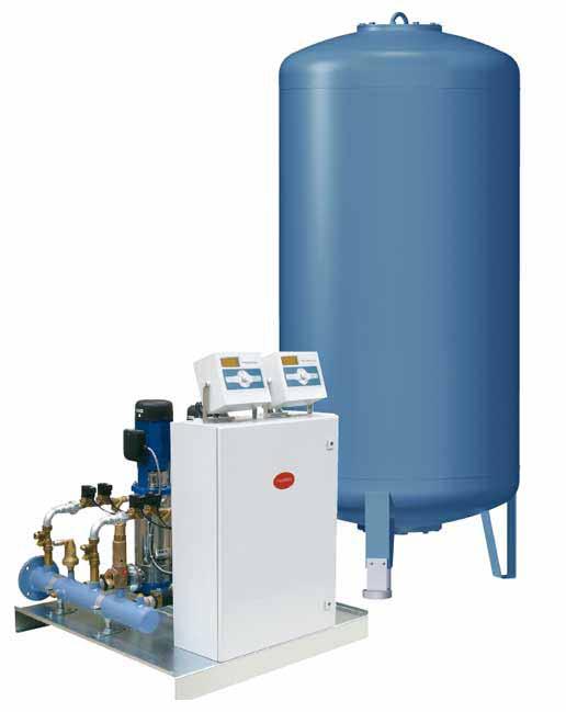 Pressure maintenence systems with pumps Transfero TI Pressure maintenance systems up to 40 MW with pumps Pressurisation & Water Quality alancing & Control Thermostatic Control ENGINEERING AVANTAGE