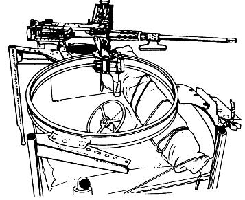 M2A1.50 Caliber Machine Gun Mounts and Accessories (Continued) Pintle: A pintle (see diagram on the next page) connects the gun to the tripod mount, M3.