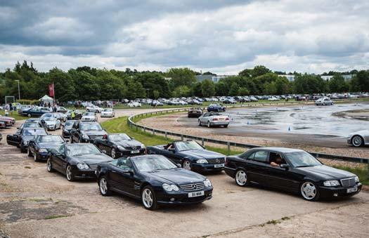 AMG, the special tuning wing of Mercedes-Benz, is 50 years old this year and to celebrate the Club organised a gathering of a very