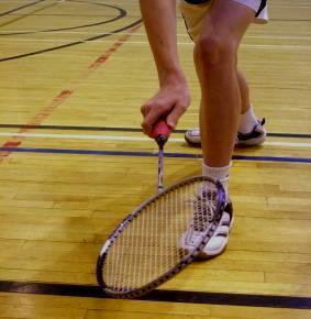 2. Backhand defensive stroke and sideways movement (right & left leg lunge) This task will introduce some of the playing basics and encourage the following
