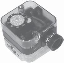 Combustion North American Pressure Switches Bulletin 8757 Pressure switches are
