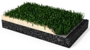 This type of synthetic turf is also designed specifically for hockey and is quite similar in concept to non-filled turfs.