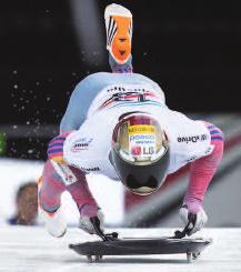 Yun Sungbin, of South Korea, competes in a world cup men s skeleton race in Whistler, British Columbia.