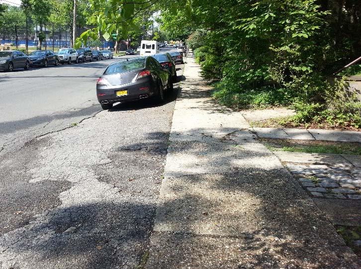 Mosholu Avenue - Although most Mosholu Avenue sidewalks tend to be in good shape, poor sidewalk conditions were observed from the intersection of West 254 th Street to West 255 th Street on the east