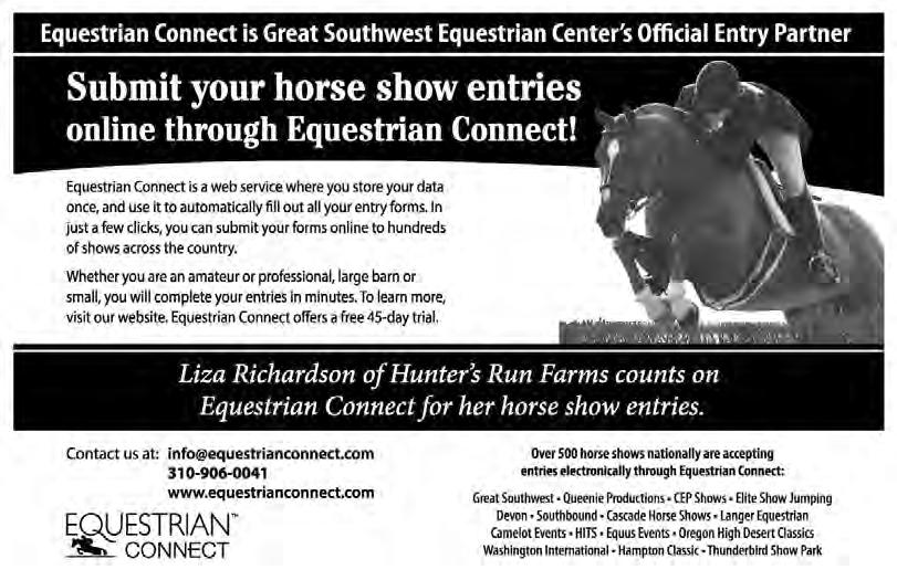 EQUITATION CLASSES THJA Junior Medalist Final (Final Chase only) Class 522 No Entry Fee To be shown over a course of not less than 8