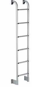 9.8KG Telescopic Ladder - 0106 Lockable Jerry Can Holder Galvanized Jerry Can Holder