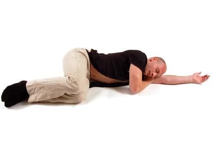 Positioning: Unresponsive Person, Breathing Normally Evidence shows that a sidelying position may help maintain an open airway and make it easier to breathe.