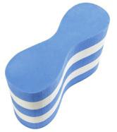 spondylolysis Pull buoy Fins Zoomers Paddles Used to focus on arm stroke only; Placed between upper legs to prevent kicking while providing buoyancy to the lower body Used to increase leg length and