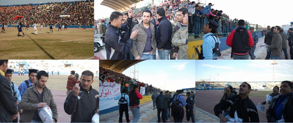 Event 11 Friday 19th December 3pm - 4pm Al Sha ab National Stadium, Baghdad Number of participants: Around 20,000 when FC Unity was announced The curtain-closer of the Hope Tour Baghdad this year