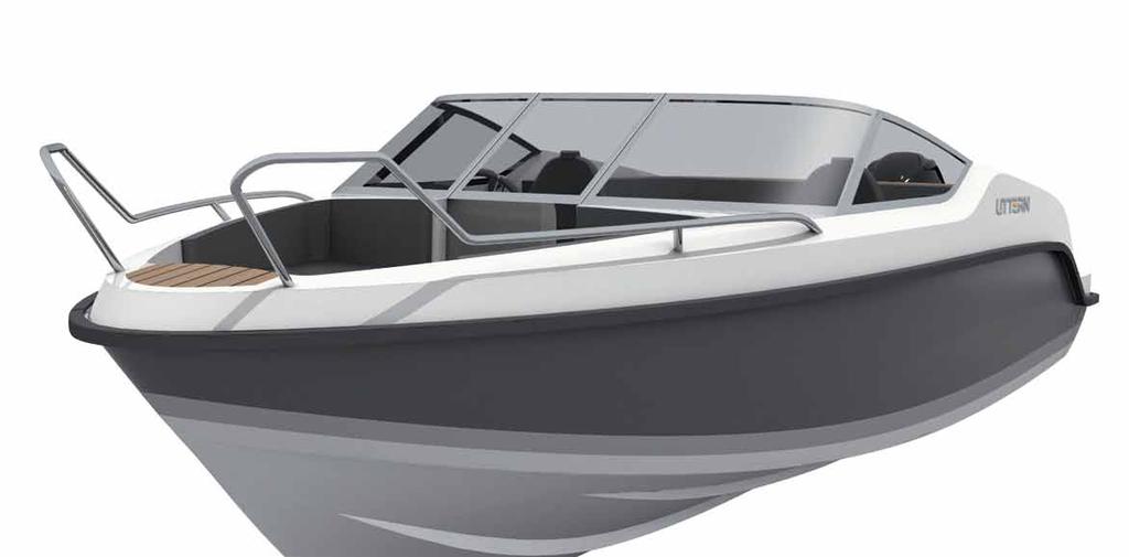 THE NEW T62. TAKE LIFE AS IT COMES, WITH PLEASURE. With its comfortable, understated design, the Uttern T62 is the perfect boat for a day out on the water.