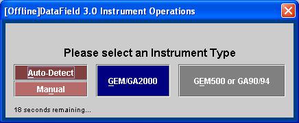 detect the instrument.