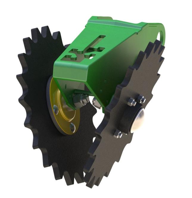BSCW1341D Closing For planters with roll-pin attached hubs (Deere 7000 & 7100 series, early Kinze planters) 1/2 thick, heat treated T-1 wheels with 20