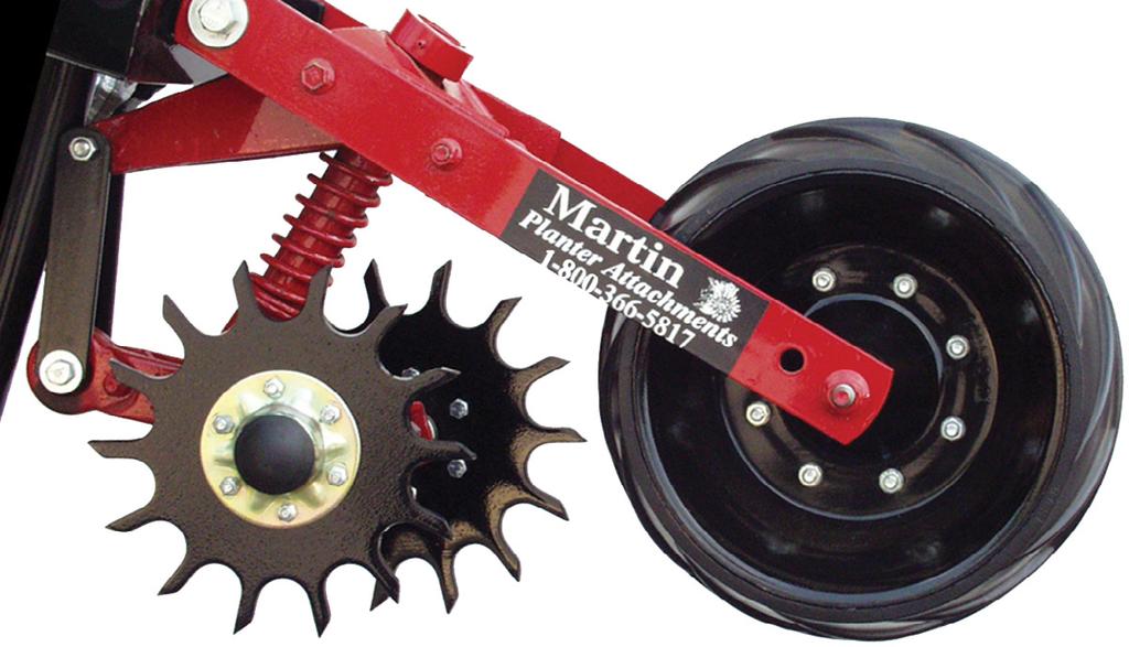 BSCW899 Spading Closing 9 diameter toothed steel wheels and ball bearing hubs Replaces closing disk on all CASE IH planters; for use on offset closing wheel arm only Also fits Deere