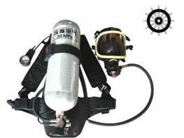 1. Fire fighting suits and equipments a) SCBA (Self-Contained Positive Pressure Air Breathing Apparatus) RHZK 6.