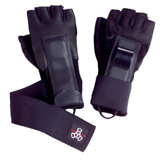 Triple Eight Hired Hands One of Triple Eight s most popular protective gear items, this glove is fully padded with shock absorbing foam layers for maximum shock absorption and designed with top grain