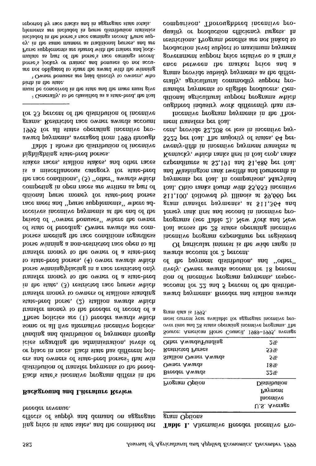 582 Journal of Agricultural and Applied Economics, December 1999 Iingprice instate sales, andthe combined net effects of supply and demand on aggregate breeder revenue.