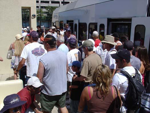 Transit Ridership Event Attendance Lightrail Caltrain Bus Sharks 16,500 293 267-2005 San