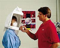 respirator that will be used.