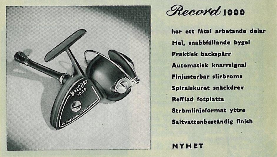 The Record 1000 from the 1954 catalog and an ultra-light Pelican 50, both made in Italy by Zangi (Note the dark green and creamy white colour of the Pelican, very similar to the later Cardinals) The