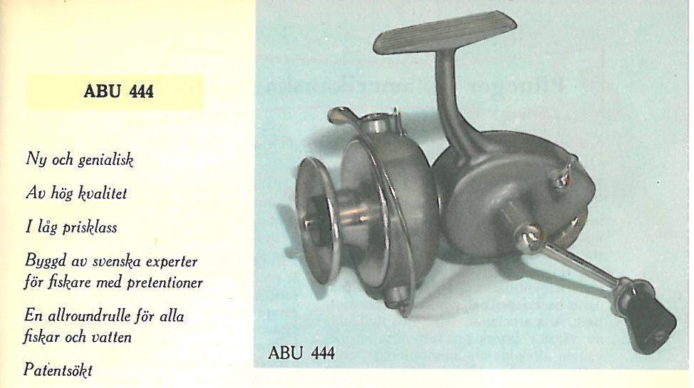 This (entirely different) reel weighed 300 g and was made in Italy by the Zangi company. It was in fact the same reel as the Pelican 100, which Zangi had introduced in 1947.