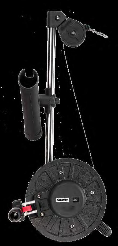 DOWNRIGGERS manual STANDARD FEATURES INCLUDED WITH ALL MANUAL DOWNRIGGERS A 358 Rod Master II Rod Holder B