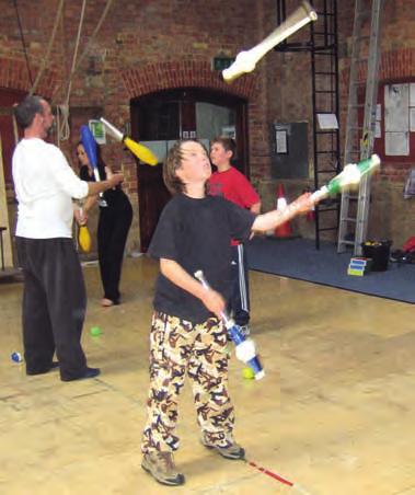 To become a good circus performer, you need to be taught by experts.