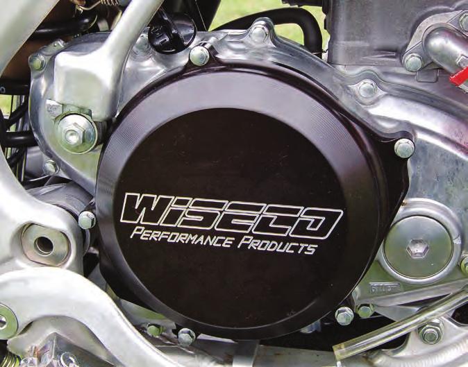 A huge problem area on the 2009 and 2010 CRF450 is the stock four-spring clutch. Wiseco makes an excellent six-spring clutch that is far superior to the stock unit.