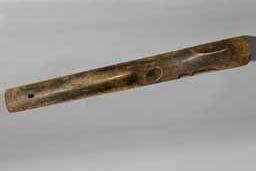 Item number: Fry0130 Item Number: Fry0130 Category: Atlatl Period: 1850-1875 Materials: Wood, medium density Description: This atlatl is of the style utilized by the Aluet.