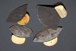 Item number: Fry0099 Item Number: Fry0099 Category: Ulu Materials: Walrus ivory and steel.