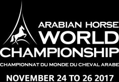 This Show is affiliated to the ECAHO European Conference of Arab Horse Organizations Affiliation N 125-2017 / FRA 2017 REGULATIONS FOR THE ARABIAN HORSE WORLD CHAMPIONSHIP The World Arabian Horse