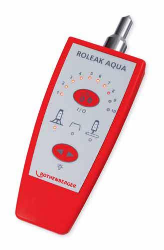 Water Leak Detector ROLEAK Aqua Acoustic leak detection device for pipeline systems The ROLEAK Aqua is designed for the interior zone, it can also be used for leaks in the exterior zone (as a ground