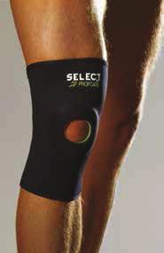 Size: XS, S, M, L, XL, XXL OPEN PATELLA KNEE SUPPORT (SELP6201) Open Patella Knee Support in 4 mm SBR-neoprene.