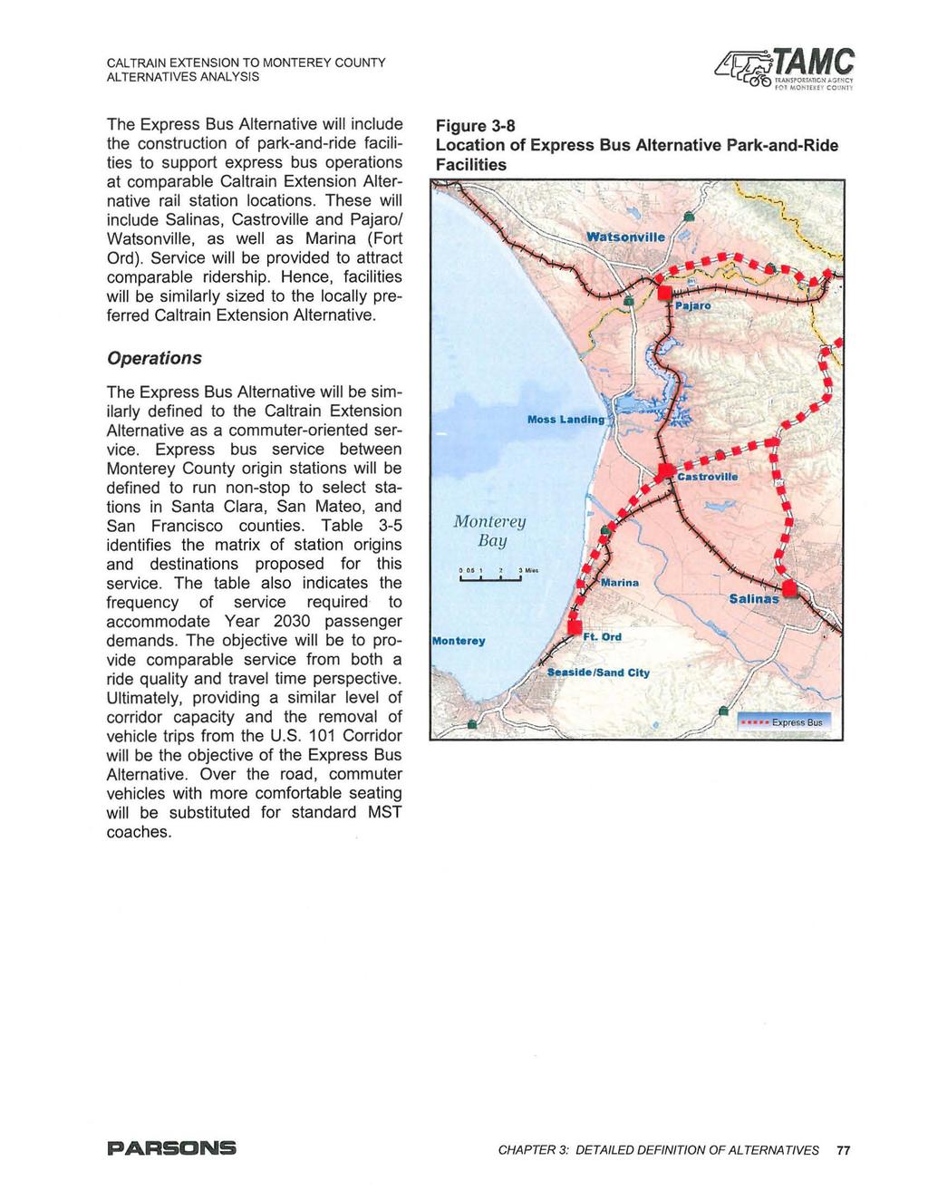 CAL TRAIN EXTENSION TO MONTEREY COUNTY ALTERNATIVES ANALYSIS t~r~,mq ' 0 ' N.