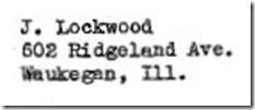 it s possible that Lockwood operated with them in Kenosha at some point and he took some of the old WRC chips up there with him. Lockwood was on the Taylor Co.