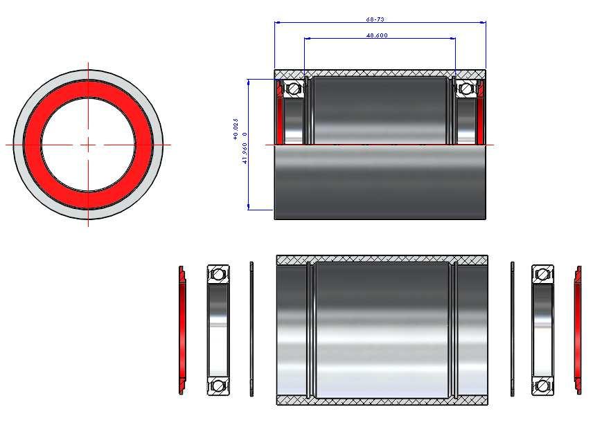 30 Description: 30 is a design where the bottom bracket bearing presses directly into the frame.