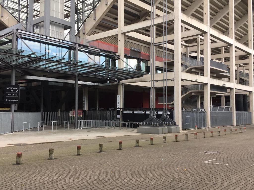 AWAY SECTION IN STADION KÖLN VISITING FANS will find their seats in the N6, N16 and N15 sections of the North stand.