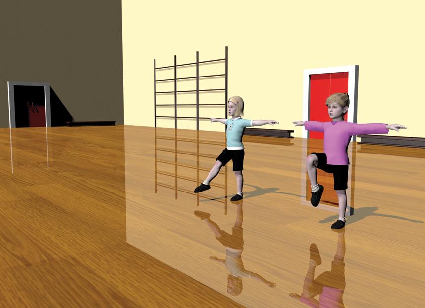primary Intra-school/Level 1 Resource - challenge card gymnastics - floor work one foot balance Quick introduction This one foot balance challenge gets progressively harder as it moves from floor to