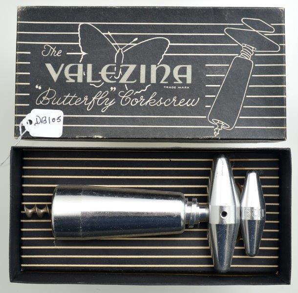 DB105 Silver color Valezina corkscrew with box.