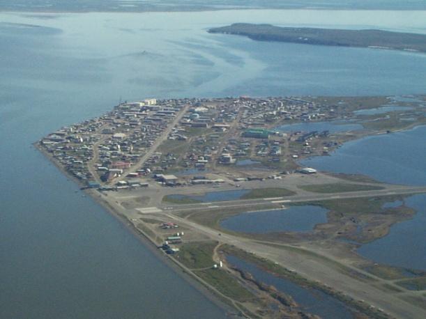 KOTZEBUE NAVIGATION IMPROVEMENTS, AK Nome Fairbanks Anchorage Juneau Location: Kotzebue is located on a spit at the Northwest end of the Baldwin Peninsula.