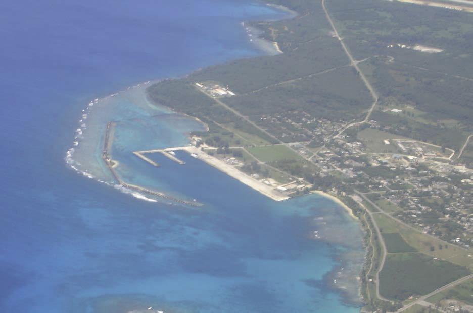 Tinian Harbor, Tinian, CNMI Location: Tinian Harbor is located on the southwest coast of the island of Tinian, CNMI.