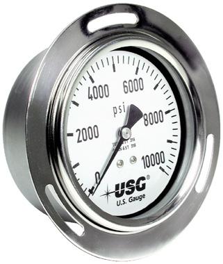 LFG - 8 LIQUI FILL GAUGS OPN FRONT STYL Model 656 (63), 4" (100) and 6" (160) Open Front Stainless Steel Gauges SCRIPTION The 656 Series are suitable for corrosive environments in chemical,