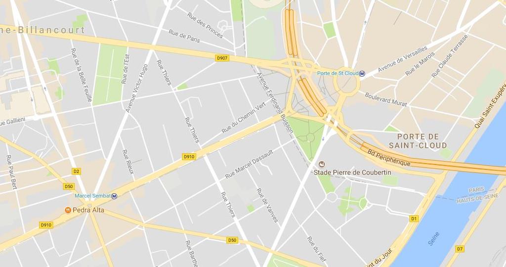Accommodation Mapping Best Western OHM Hôtel Olympic Radisson Blu Ibis Style Paris XVI