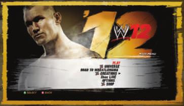 WWE UNIVERSE Making its return to WWE 12 is WWE Universe, an ongoing game mode that generates an actual, dynamic WWE calendar for