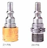 Disconnect System Quick Connectors (DKG/D1) Pins For Torches use D1 Pin For Regulators Use D4 Pin Oxygen P/N: