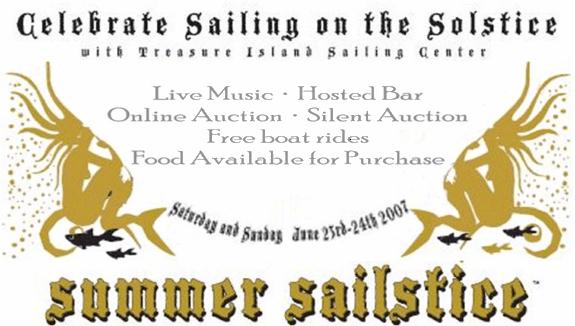 The YRA invites all Party Circuit Sailors to Treasure Island Sailing Center after the race to celebrate the spirit of sailing and support community outreach sailing programs!