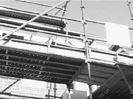 CHAPTER 1 PREVENTING PROBLEMS Scaffolding Scaffolding is also covered by Codes of Practice and Regulations. They include the following points.